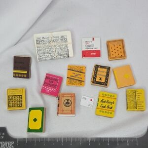 Miniature Doll House Book Collection with Assorted Covers